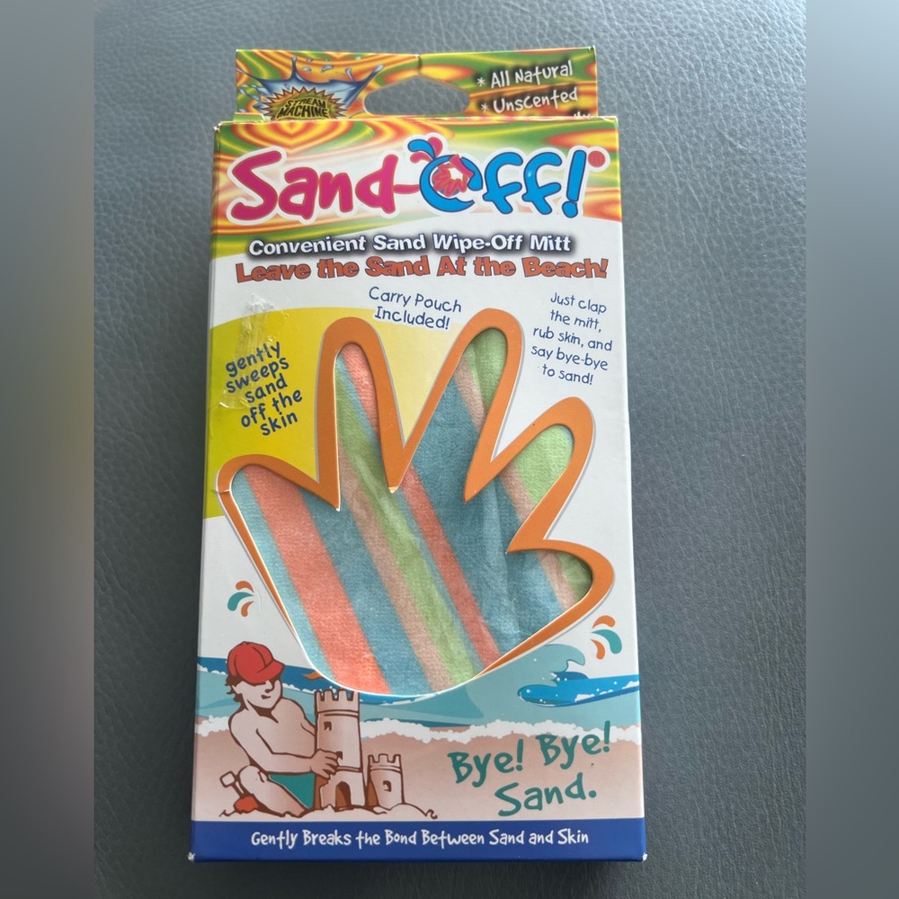 Water Sports Sand-Off, Beach Sand Cleaner Wipe Off Mitt